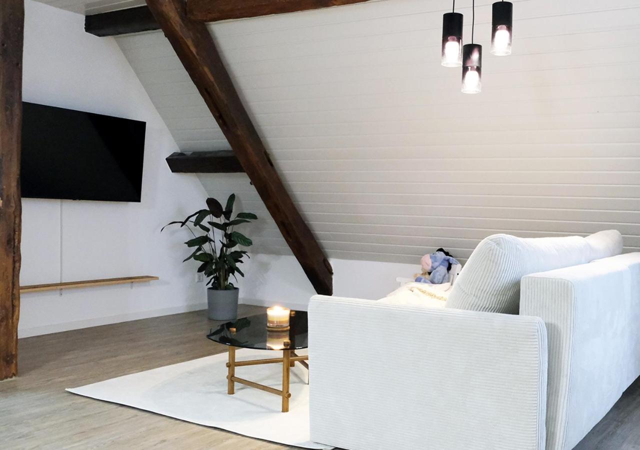 Casa Luxe - 80Qm - Stadtmitte - Familienfreundlich - Parkplatz - 5Km Zum Legoland Günzburg Buitenkant foto